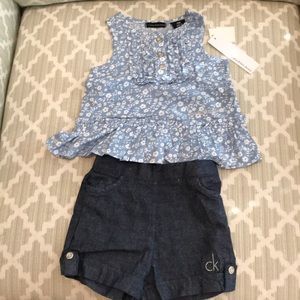 Calvin Klein 12 Month Summer Outfit - NWT